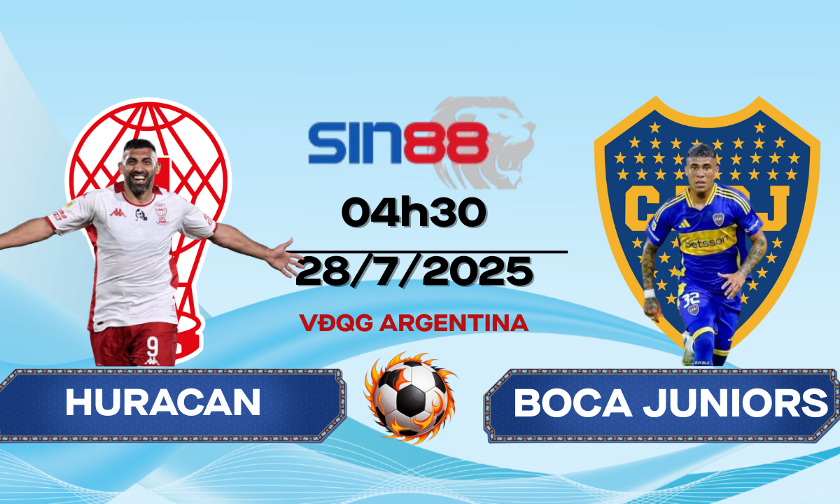 Nhận định bóng đá Huracan - Boca Juniors 04h30 ngày 28/07/2025 - VĐQG Argentina (Kate)