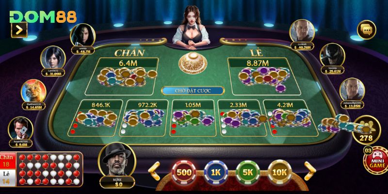 Khám phá tỷ lệ trả thưởng tại xóc đĩa DOM88