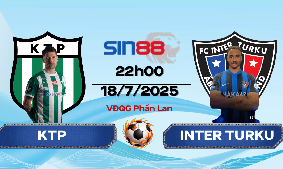 Nhận định bóng đá KTP - Inter Turku 22h00 ngày 18/07/2025 - Veikkausliiga (Kate)