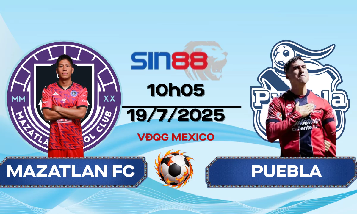 Nhận định bóng đá Mazatlan FC - Puebla 10h05 ngày 19/07/2025 - VĐQG Mexico (Kate)