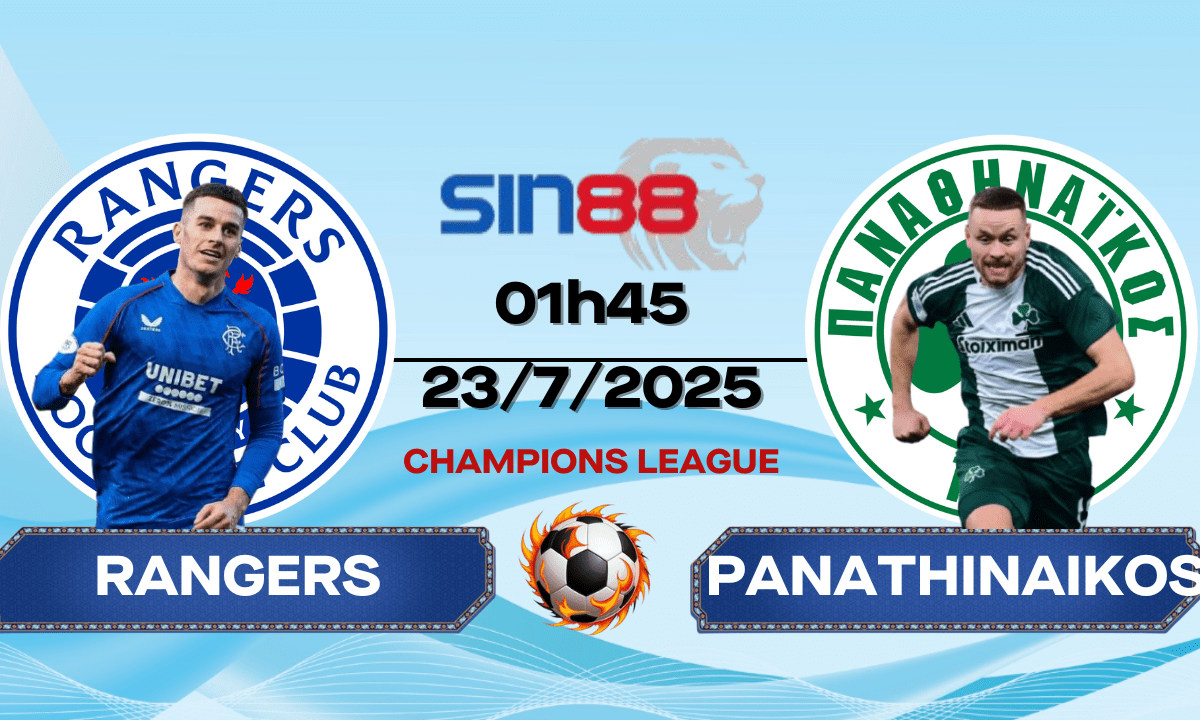 Nhận định bóng đá Rangers - Panathinaikos 01h45 ngày 23/07/2025 - VL Champions League (Kate)