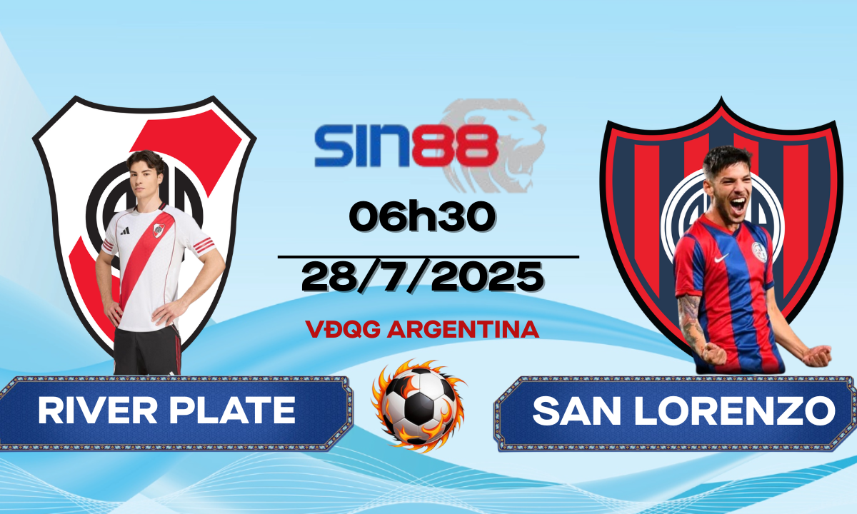 Nhận định bóng đá River Plate - San Lorenzo 06h30 ngày 28/07/2025 - VĐQG Argentina (Kate)