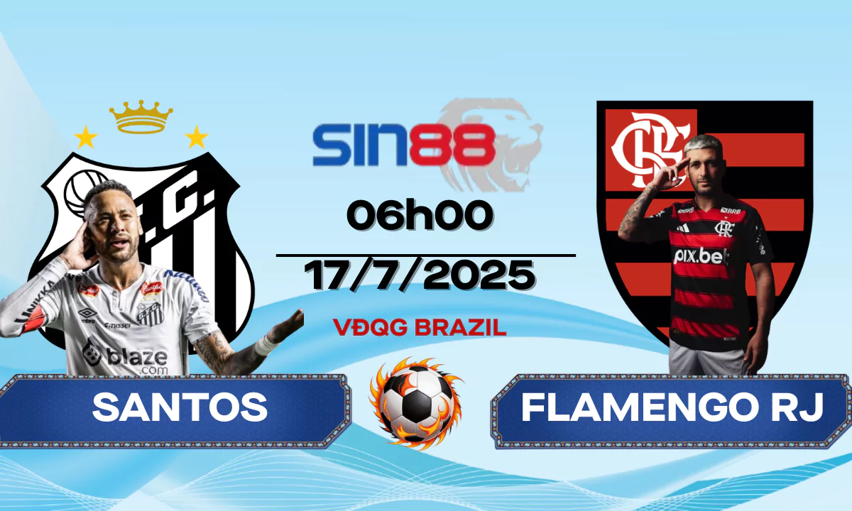 Nhận định bóng đá Santos - Flamengo RJ 06h00 ngày 17/07/2025 - VĐQG Brazil (Kate)