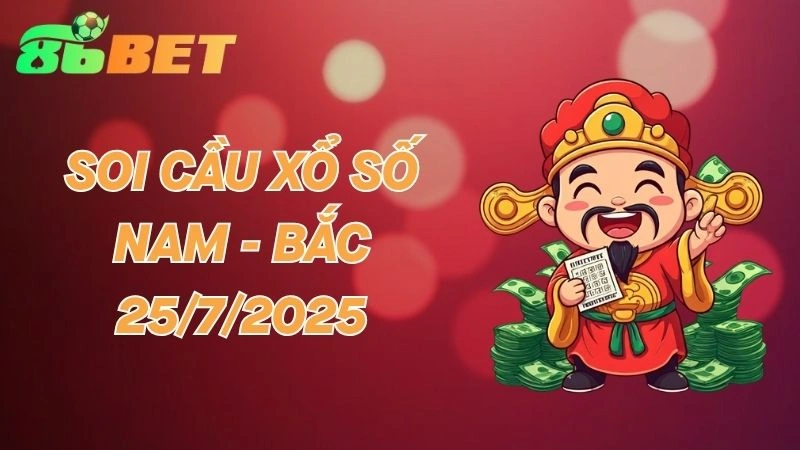 86BET Soi cầu 25/07/2025 - Dự đoán XSMN hôm nay