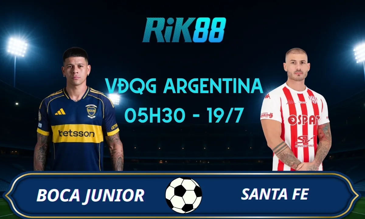 Soi kèo Boca Juniors vs Santa Fe - 05h30 ngày 19/07/2025 - VĐQG Argentina