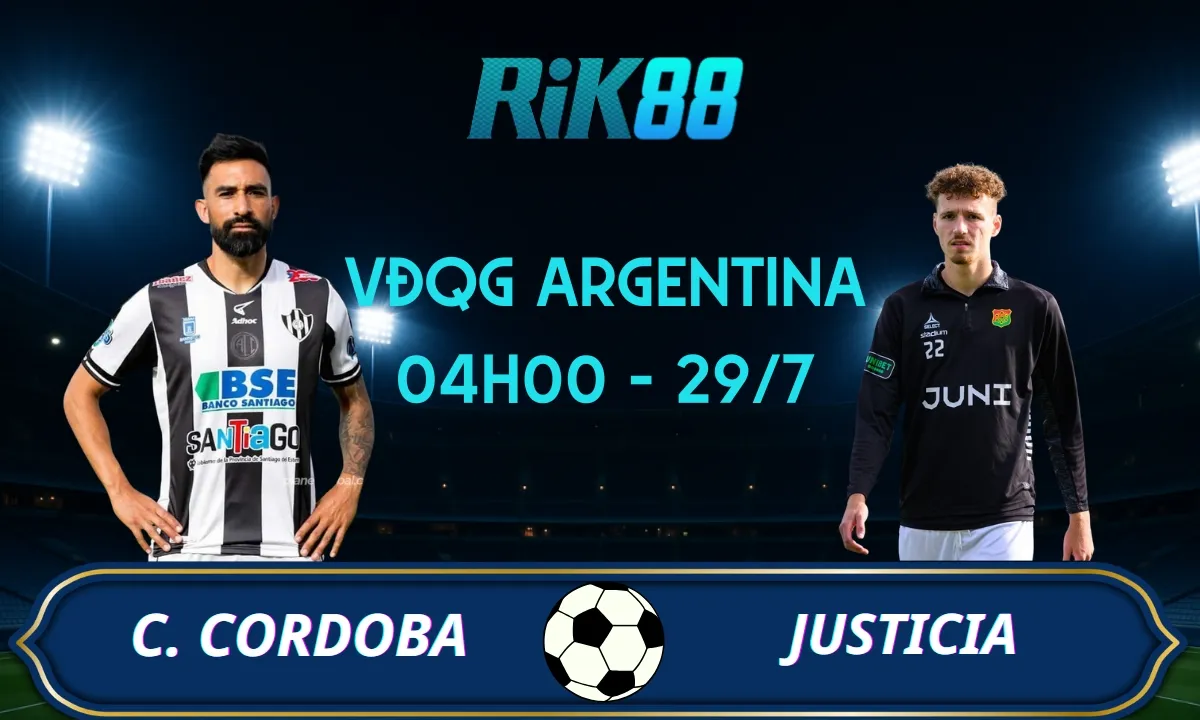 Soi kèo Central Cordoba vs Justicia - 04h00 ngày 29/07/2025 - VĐQG Argentina