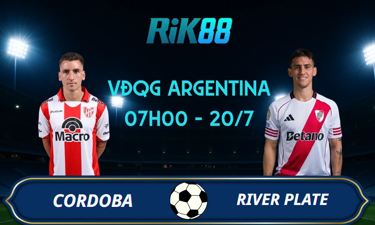 Bất chấp việc phải làm khách trên sân của Cordoba nhưng rõ ràng River Plate vẫn là đội được đánh giá cao hơn rất nhiều. Do đó, RIK88 cho rằng đội khách sẽ là đội chiếm ưu thế và giành thắng lợi ở màn đối đầu này. Nhận định bóng đá Cordoba vs River Plate Hãy cùng đến ngay với những nhận định chuẩn xác của các chuyên gia dựa trên những thông số đáng chú ý của trận đấu này. Soi kèo châu Á: River Plate -0.5 Bất chấp việc phải làm khách trên sân của Instituto Córdoba, River Plate vẫn là đội được đánh giá cao hơn rất nhiều ở vòng đấu này. River Plate có thành tích đối đầu vượt trội khi thắng 4/5 lần gần nhất gặp Instituto Córdoba, trong đó có trận thắng tối thiểu 1-0 hồi tháng 1/2025, trận đấu mà họ kiểm soát bóng tới 70% và dồn ép với 67 tình huống tấn công nguy hiểm. Cửa trên nghiêng về River Plate là lựa chọn đáng tin. Họ không chỉ có phong độ ổn định mà còn cực kỳ bản lĩnh khi đá sân khách. Trong khi đó, Cordoba dù thi đấu tốt trên sân nhà nhưng lại thiếu lực lượng và thường gặp khó khi gặp các đội top đầu. Soi kèo tài xỉu: 2 3/5 trận gần nhất của Cordoba và 4/6 trận gần đây của River đều không có quá 2 bàn. Với việc hai đội đều thiếu vắng hàng công tốt nhất, khả năng trận đấu diễn ra chặt chẽ và không có quá nhiều bàn thắng là khá cao. Những gã khổng lồ River Plate hiện vẫn đang rất trung thành với lối chơi thực dụng và đầy hiệu quả. Họ không quá tập trung vào việc ghi được nhiều bàn thắng mà thường xuyên chơi an toàn để bảo vệ thành quả. Do đó, Xỉu khả năng cao sẽ là một sự lựa chọn hợp lý. Phân tích phong độ Cordoba vs River Plate Phong độ thi đấu cũng là một trong những yếu tố cần lưu ý, hãy cùng tìm hiểu ngay phong độ của cả 2 đội trước màn so tài này. Phong độ Cordoba Instituto Córdoba bước vào trận đấu với hành trang không quá ấn tượng: chỉ 2 chiến thắng, 2 trận hòa và 2 thất bại trong 6 trận gần nhất. Đáng chú ý, họ chỉ ghi được trung bình 0.83 bàn/trận và để thủng lưới 1.33 bàn/trận trong chuỗi trận đó. Hàng công thiếu sắc bén đang là nỗi lo thường trực, tuy nhiên hàng thủ của họ trên sân nhà lại đang cho thấy sự tiến bộ, khi chỉ để lọt lưới 0.33 bàn/trận ở 3 trận gần đây tại Estadio Juan Domingo Perón. Phong độ River Plate River Plate tiếp tục khẳng định vị thế ứng viên vô địch khi bất bại 27/30 trận gần nhất trên mọi đấu trường. Riêng tại sân khách, họ cũng giữ vững bản lĩnh khi không thua 16/20 trận xa nhà gần nhất, và chỉ nhận đúng 1 thất bại trong 15 trận sân khách ở giải VĐQG. River Plate thắng 58% số trận gần đây và chỉ thua 1 trận sân khách trong cả mùa. Với đẳng cấp chênh lệch, khả năng họ giành trọn 3 điểm là rất sáng, dù Cordoba có thể gây ra đôi chút khó khăn. Thông tin lực lượng Cordoba vs River Plate Cordoba (4-4-2): Roffo;Franco, Requena, Ruben Alarcon, Rodriguez; n Batallini, Mac Allister, Lodico, Puebla; Suarez, Luna. River Plate (4-3-3): Armani; Acuña, Quarta, Pezella, Bustos; Pérez, Castaño, Fernández; Colidio, Driussi, Mastantuono. Dự đoán tỷ số Cordoba vs River Plate Cordoba có thể tạo ra một trận đấu đầy nỗ lực nhờ lợi thế sân nhà, nhưng nhìn chung, khoảng cách về chất lượng đội hình, lối chơi và bản lĩnh vẫn nghiêng hẳn về phía River Plate. Đây sẽ là một chiến thắng không quá áp đảo, nhưng đủ để đội khách khẳng định vị thế. Nhà cái uy tín RIK88 tin vào một thắng lợi 1-0 cho River Plate ở trận đấu này.