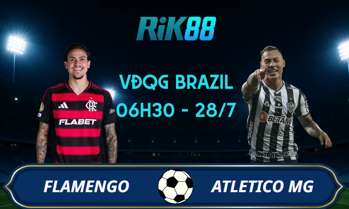Soi kèo Flamengo vs Atletico MG - 06h30 ngày 28/07/2025 - VĐQG Brazil