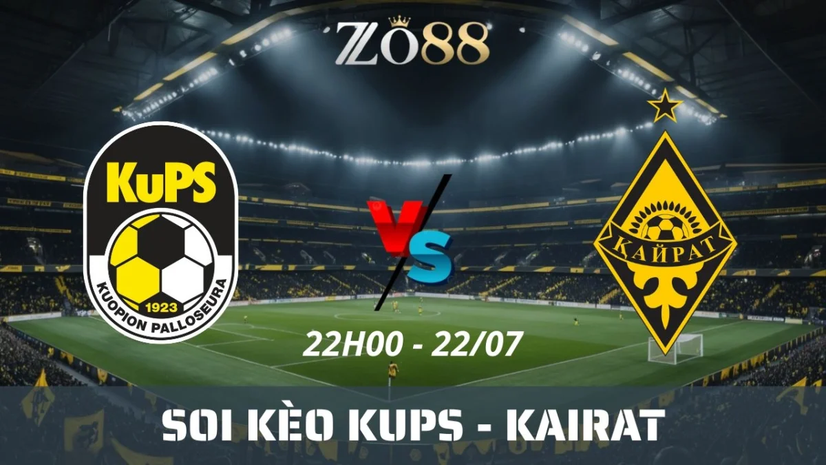 Soi kèo nhà cái KuPS vs Kairat - 22/07/2025 22h00 VL Champions League