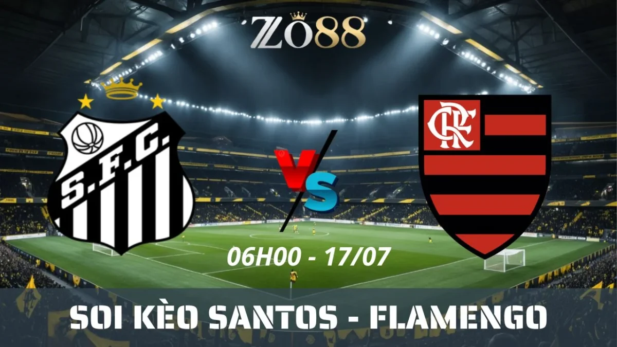 Soi kèo nhà cái Santos vs Flamengo - 17/07/2025 06h00 Brasileirao Betano