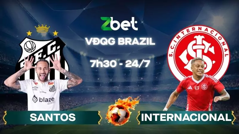 Nhận định soi kèo Santos vs Internacional - 07h30 24/07/2025 – VĐQG Brazil