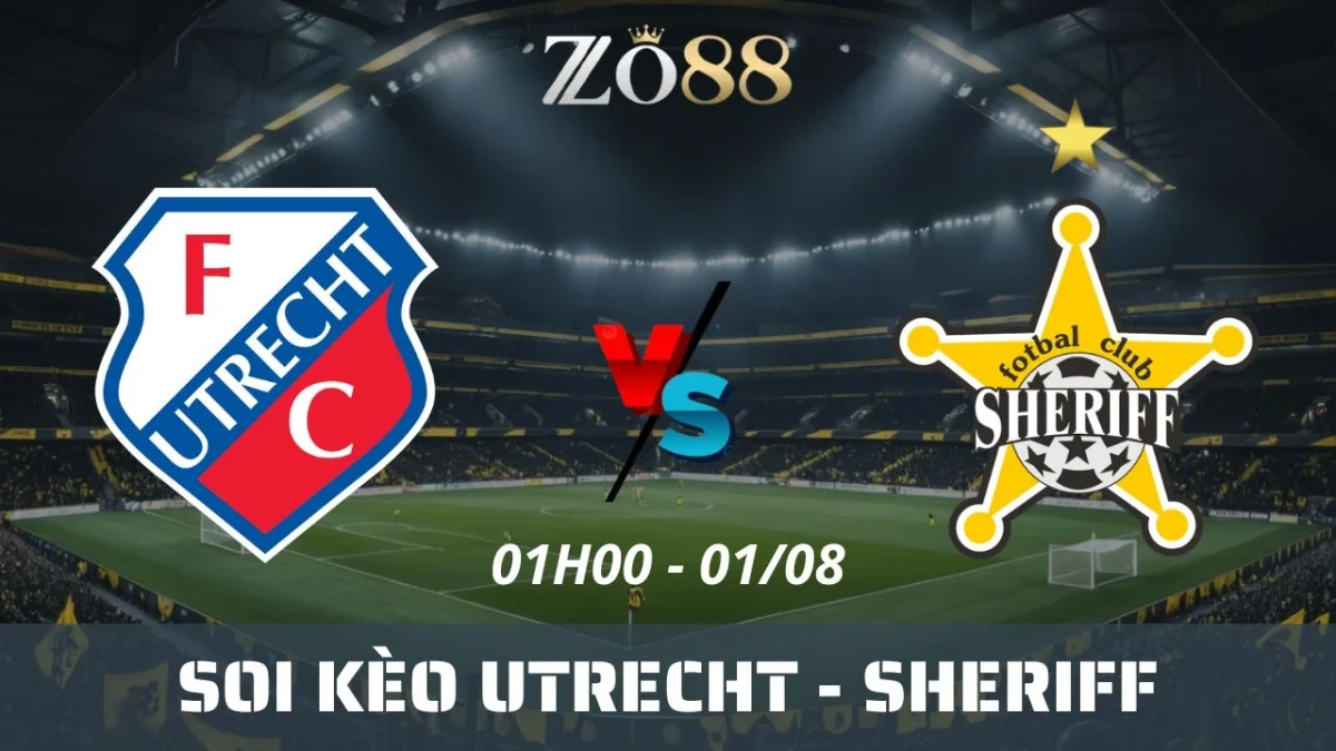 Soi kèo nhà cái Utrecht vs Sheriff Tiraspol - 01/08/2025 01h00 VL Europa League