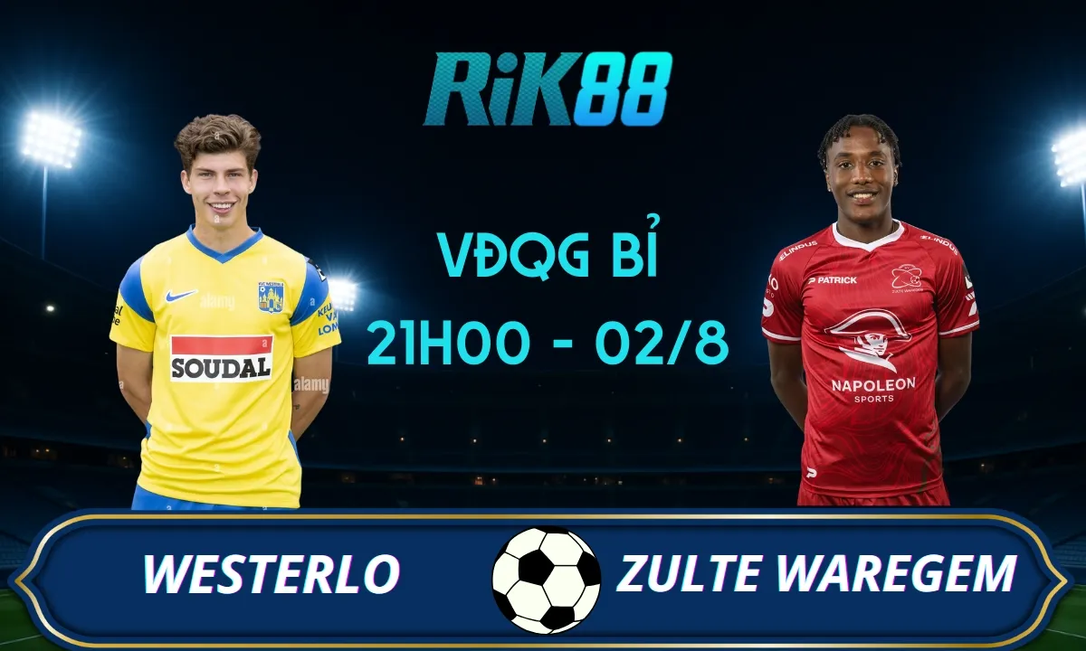 Soi kèo Westerlo vs Zulte Waregem - 21h00 ngày 02/08/2025 - VĐQG Bỉ