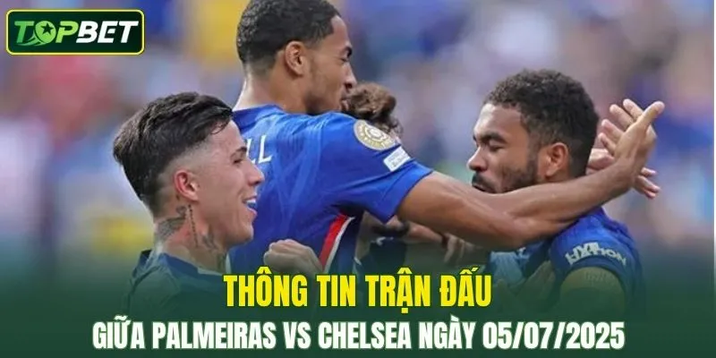 Thông tin trận đấu Palmeiras vs Chelsea ngày 05/07/2025