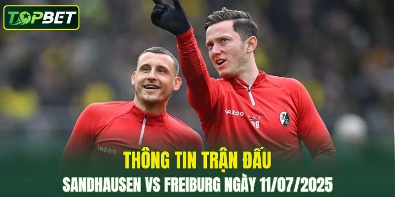 Thông tin trận đấu Sandhausen Vs Freiburg ngày 11/07/2025