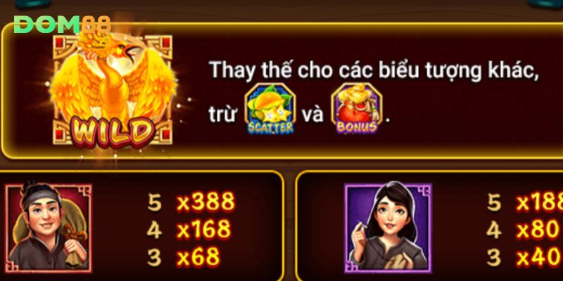 Tìm hiểu về biểu tượng Wild và Bonus trong game