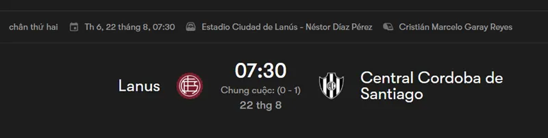 Nhận định bóng đá chi tiết Lanús vs Central Córdoba uk88