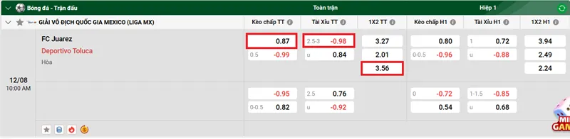 Nhận định bóng đá trận FC Juárez vs Deportivo Toluca uk88