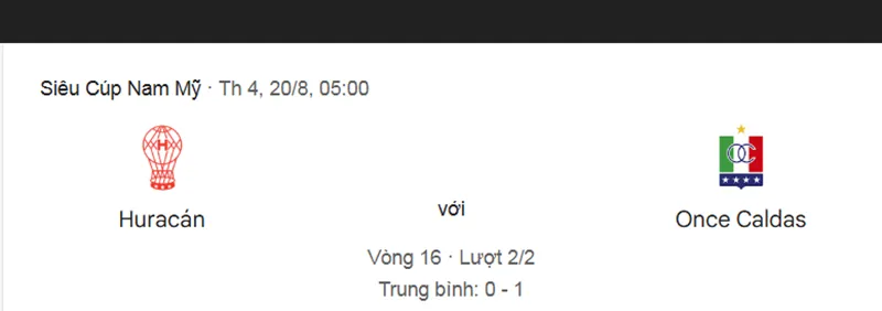 Nhận định bóng đá trận Huracan vs Once Caldas uk88