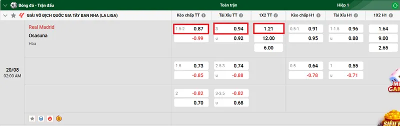 Nhận định bóng đá trận Real Madrid vs Osasuna uk88