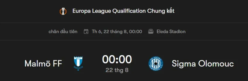 Nhận định bóng đá trận đấu giữa Malmo FF vs Sigma Olomouc uk88