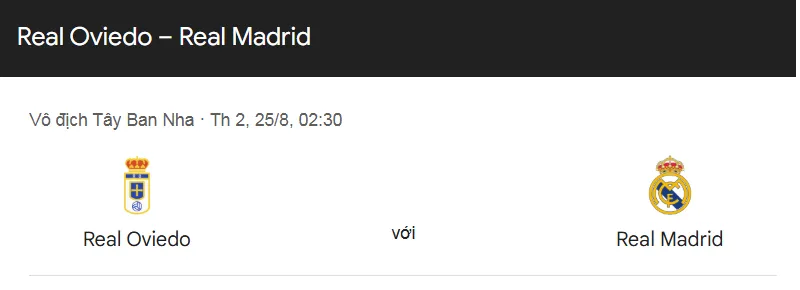 Nhận định bóng đá trận đấu giữa Real Oviedo vs Real Madrid uk88