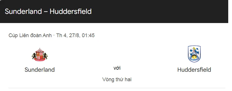 Nhận định bóng đá trận đấu giữa Sunderland vs Huddersfield uk88