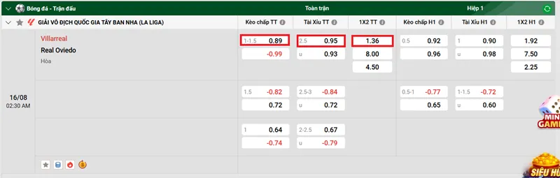 Nhận định bóng đá trận đấu giữa Villarreal vs Real Oviedo uk88