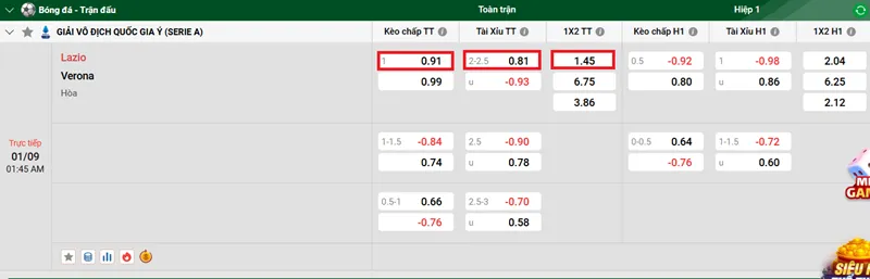 Nhận định bóng đá về trận đấu giữa Lazio vs Verona uk88