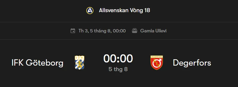Nhận định trận IFK Goteborg vs Degerfors uk88