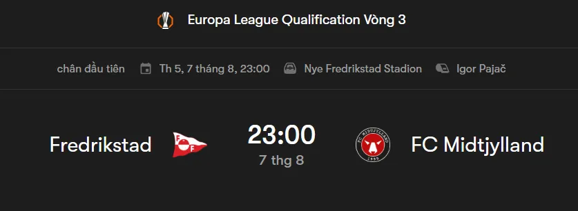 Nhận định trận đấu Fredrikstad vs Midtjylland uk88