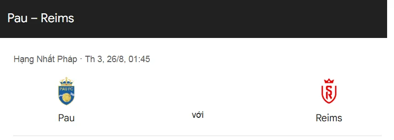 Tip Kèo Bóng Đá Pau FC vs Reims uk88