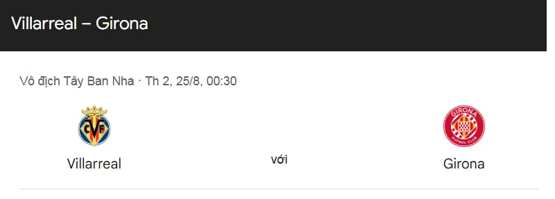 Tip Kèo Bóng Đá Villarreal vs Girona uk88