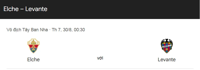Tip kèo bóng đá Elche vs Levante  uk88