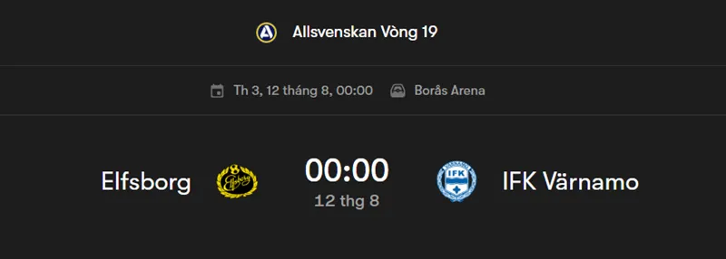 Tip kèo bóng đá Elfsborg IF vs IFK Varnamo uk88
