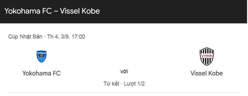 Tip nhận định trận đấu Yokohama FC vs Vissel Kobe uk88