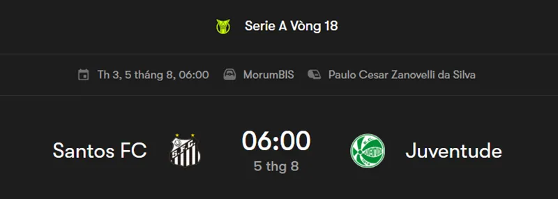 Tips Bóng Đá Trận Đấu Giữa Santos SP vs Juventude uk88