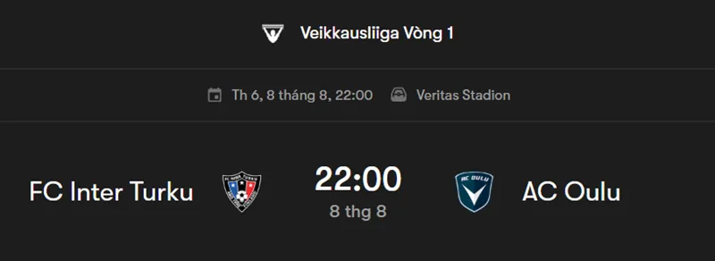 Tips phân tích trận đấu Inter Turku vs AC Oulu uk88