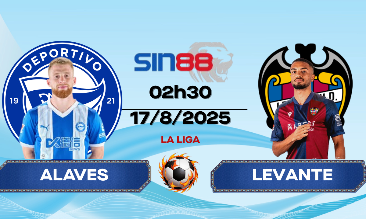 Soi kèo bóng đá Alaves - Levante 02h30 ngày 17/08/2025 - La Liga