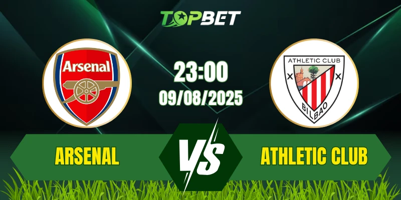 Soi Kèo Trận Arsenal Vs Athletic Club Ngày 09/08/2025: Emirates Cup 2025