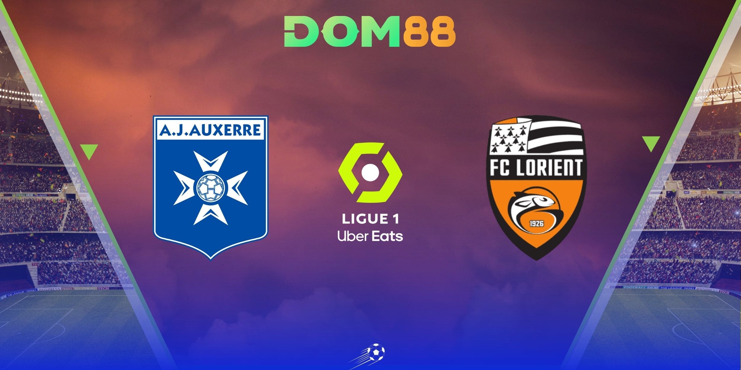 Auxerre vs Lorient sẽ diễn ra vào đêm Chủ Nhật, ngày 17/08/2025