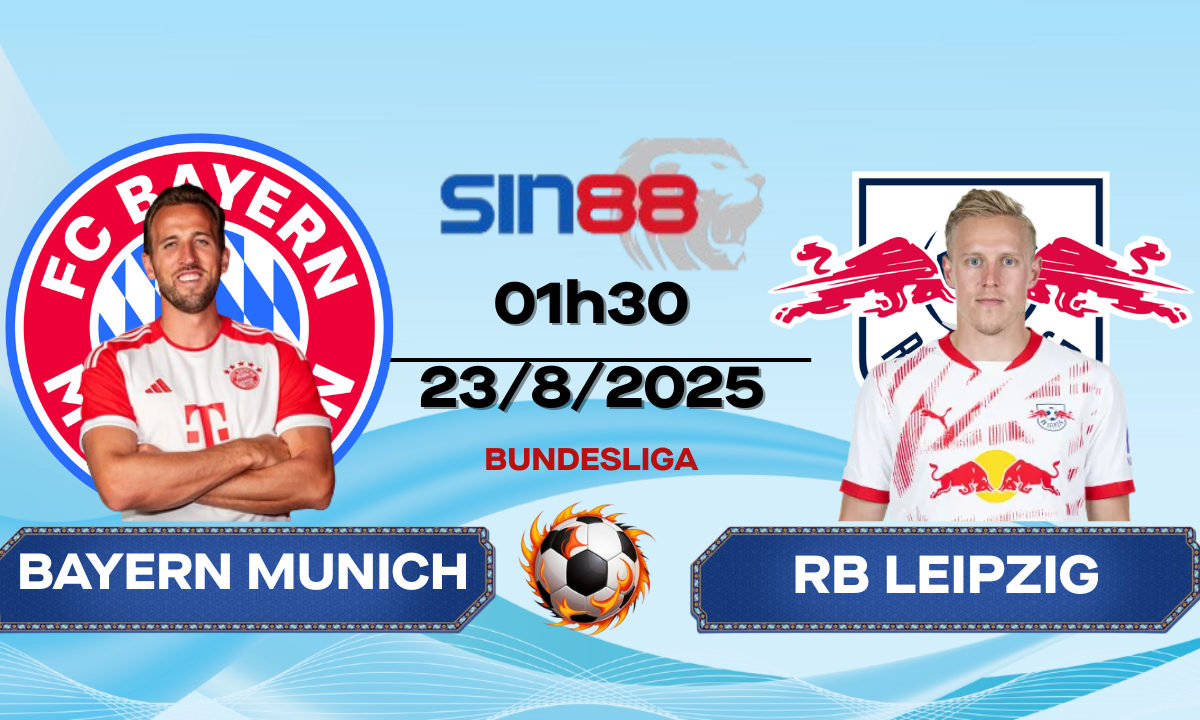 Soi kèo bóng đá Bayern Munich - RB Leipzig 01h30 ngày 23/08/2025 - Bundesliga