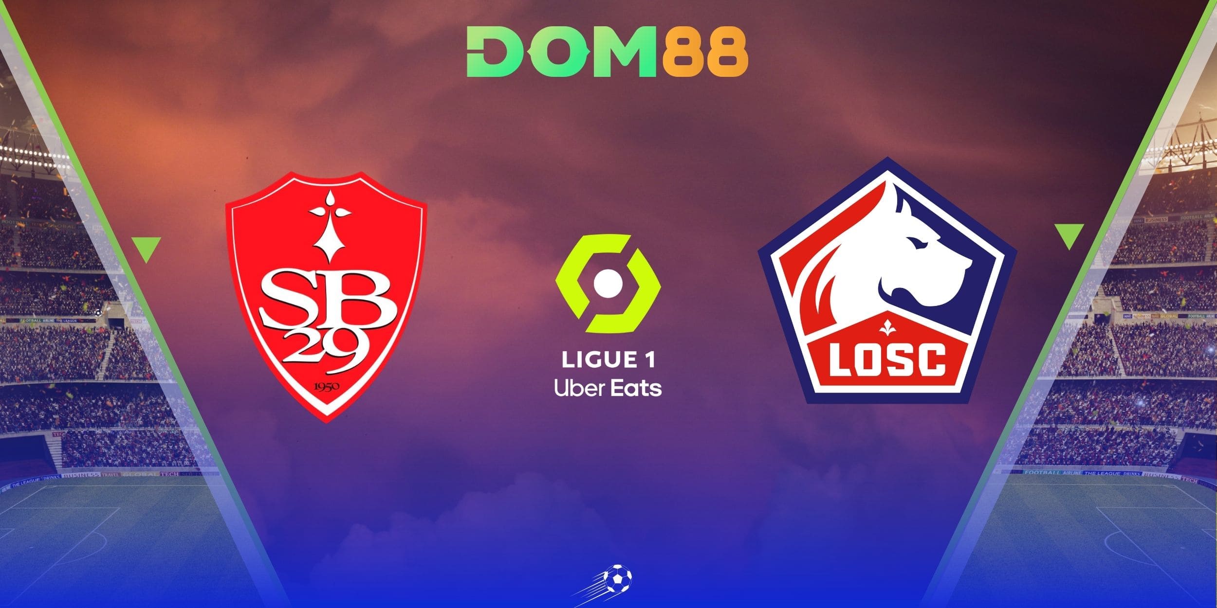 Brest vs Lille sẽ diễn ra trên SVĐ Stade Francis-Le Blé