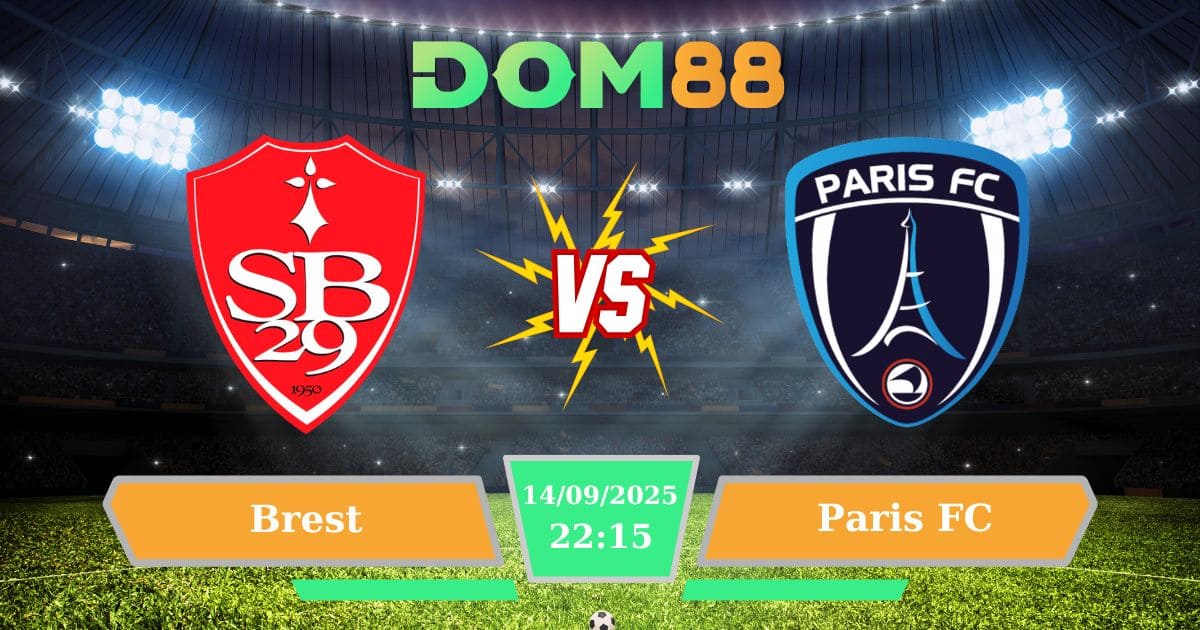 Soi kèo trận đấu giữa Brest Vs Paris FC ngày 14/09/2025