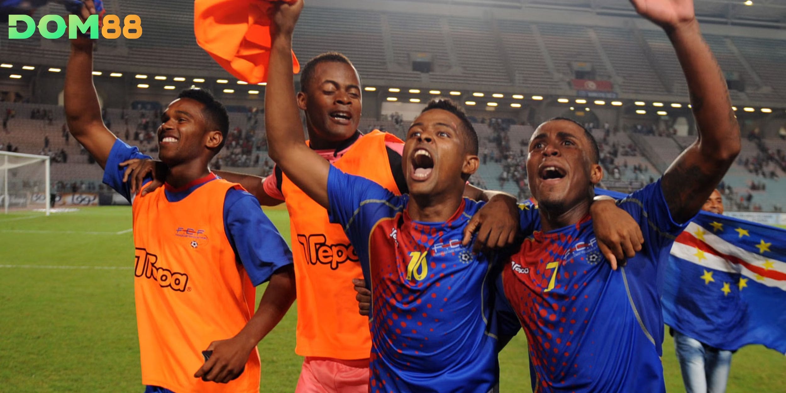 Cape Verde sử dụng sơ đồ 4-3-3 với nhiều cầu thủ từ các giải đấu lớn châu Âu