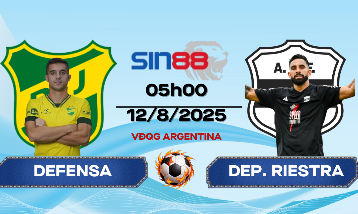 Soi kèo bóng đá Defensa y Justicia - Dep. Riestra 05h00 ngày 12/08/2025 - VĐQG Argentina