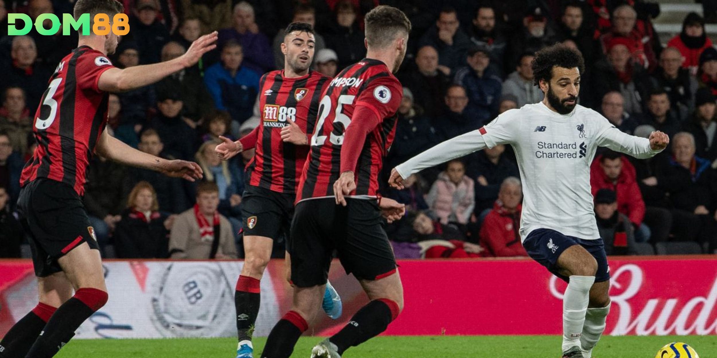 Dự đoán tỷ số Liverpool 3-1 Bournemouth, nghiêng về phía chủ nhà