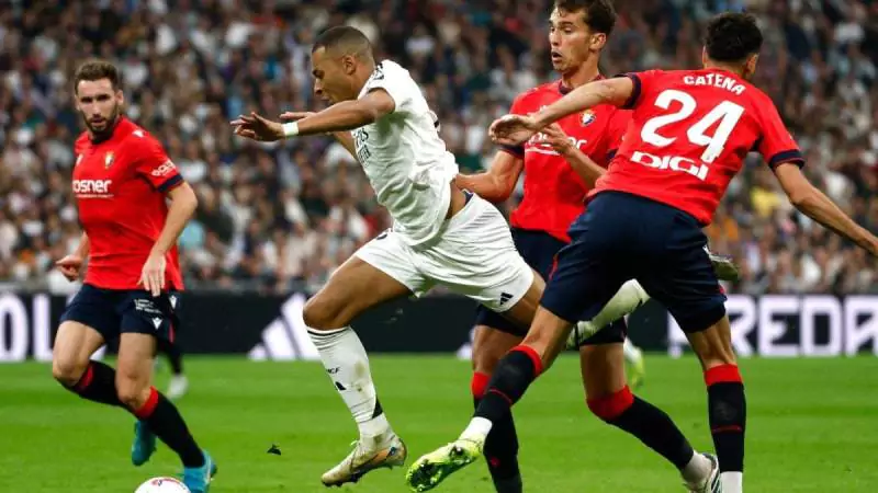 Thành tích thi đấu gần đây của Real Madrid vs Osasuna