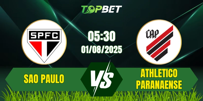 Soi Kèo Trận São Paulo Vs Athletico Paranaense Ngày 01/08/2025: Copa do Brasil 2025
