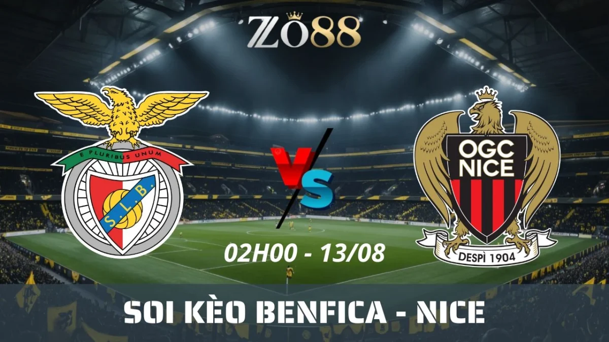 Soi kèo nhà cái Benfica vs Nice - 13/08/2025 02h00 VL Champions League